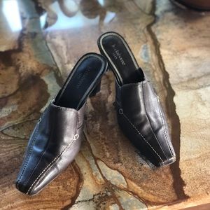 Brown Liz Claiborne Flex Mule Shoes